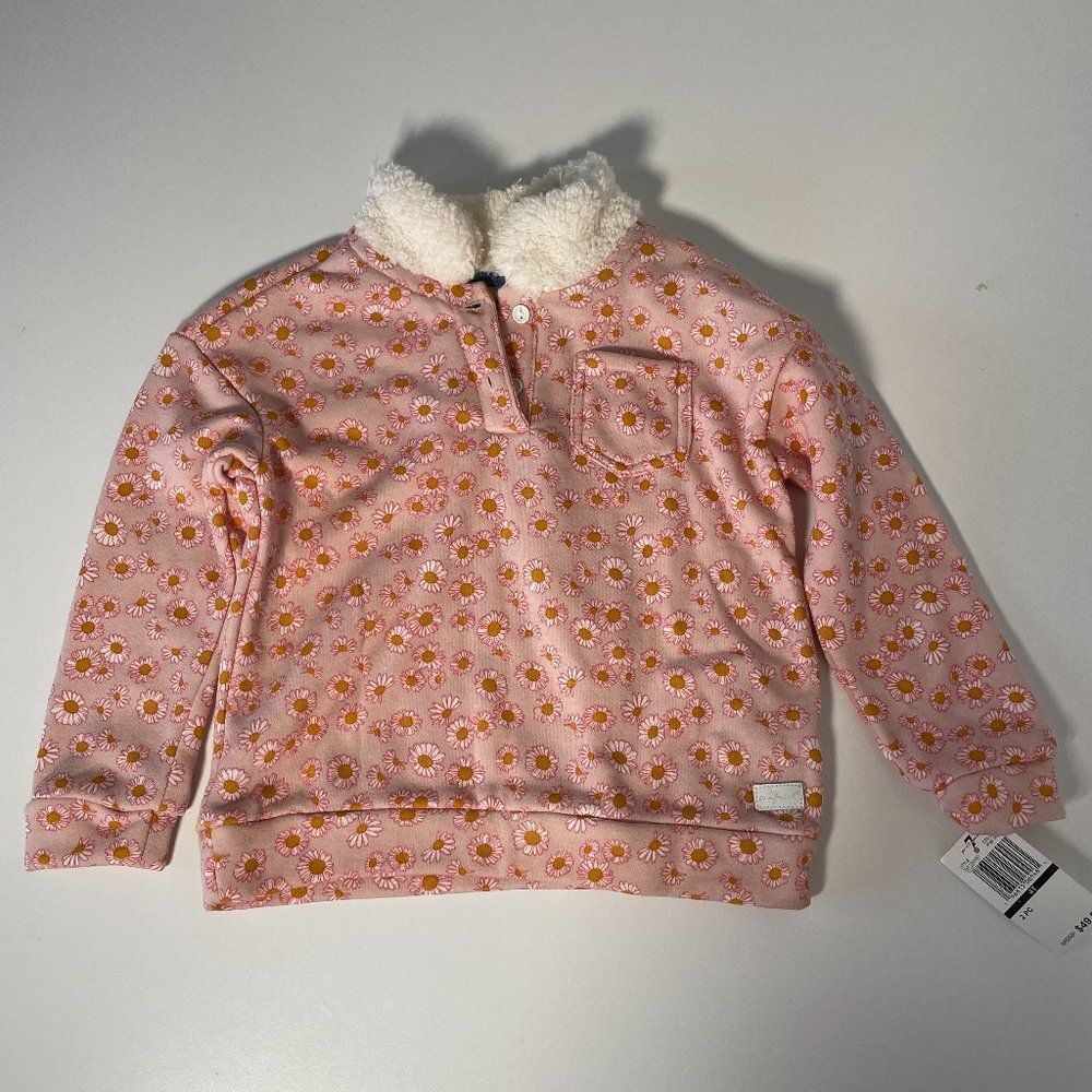 7 for all man kind‎ Pink Floral Toddler Sweater